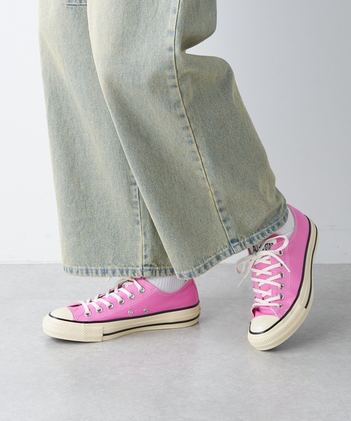 CONVERSE（コンバース）の「【CONVERSE/コンバース】ALL STAR US AGEDCOLORS OX（スニーカー・レディース・グリーン系その他/ピンク・24cm/23.5cm/24.5cm）」の12枚目の写真