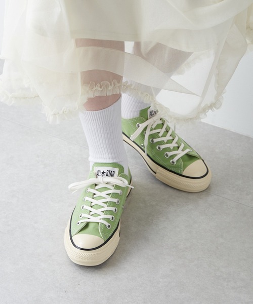 CONVERSE（コンバース）の「【CONVERSE/コンバース】ALL STAR US AGEDCOLORS OX（スニーカー・レディース・グリーン系その他/ピンク・24cm/23.5cm/24.5cm）」の7枚目の写真