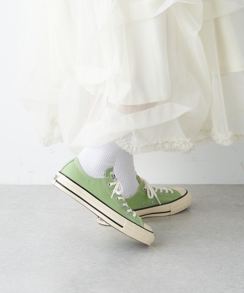 CONVERSE（コンバース）の「【CONVERSE/コンバース】ALL STAR US AGEDCOLORS OX（スニーカー・レディース・グリーン系その他/ピンク・24cm/23.5cm/24.5cm）」の9枚目の写真