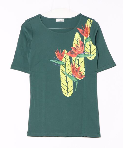 【Maunaloa】ホウパラダイズ5分袖Tシャツ（Tシャツ/カットソー）｜Maunaloa（マウナロア）