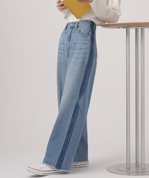 Cutie Blonde | フリンジデニム ワイドパンツ(デニムパンツ)