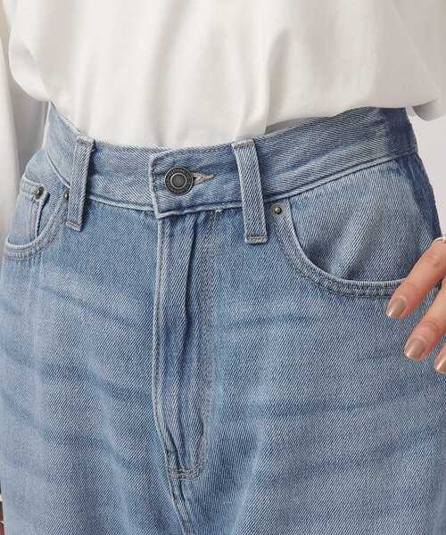 Cutie Blonde(キューティーブロンド)の「◆フリンジデニム ワイドパンツ(デニムパンツ・レディース・ブルー系4/ブラック/ライトブルー・04/02/03)」の19枚目の写真