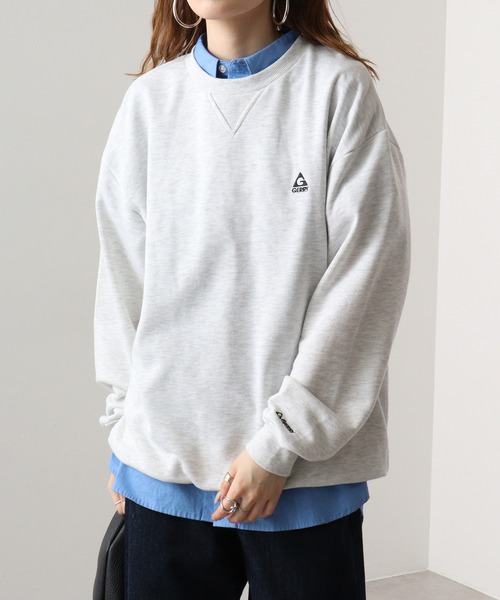 GERRY(ジェリー)の「GERRY 裏毛 バック刺繍 プリント クルーネック(スウェット・メンズ・ダークグレー/アイボリー/ネイビー/アッシュグレー・M/LL/L)」の7枚目の写真
