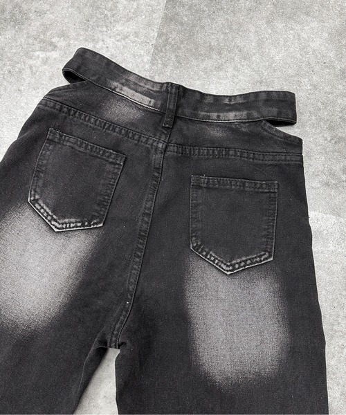 【極美品】23区DENIM ボーイフィット パンツ ストレートデニム 濃紺 36 極美品】23区DENIM ボーイフィット パンツ ストレートデニム