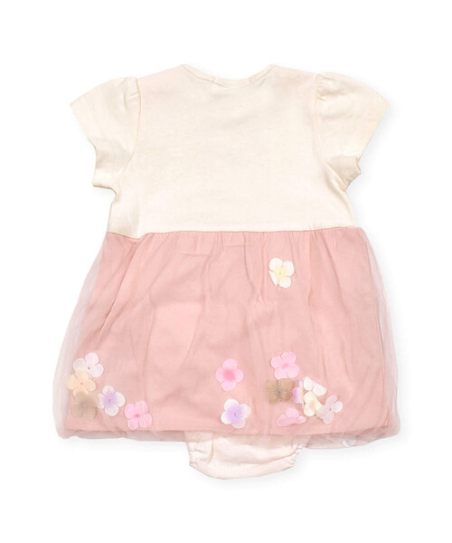 SLAP SLIP BABY（スラップスリップベビー）の「【お揃い】お花モチーフフワフワチュールロンパースベビー(70~80cm)（ロンパース・キッズ・ピンク/オフホワイト・80ｃｍ/70cm）」の15枚目の写真