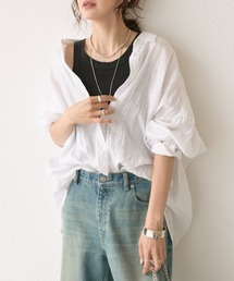 RIVE DROITE | リネンワイドシャツ(シャツ/ブラウス)