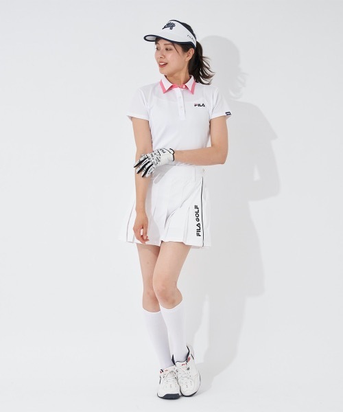 FILA GOLF(フィラゴルフ )の「【FILA GOLF/フィラゴルフ】レディースプリーツスカート ゴルフ(スカート・レディース・ホワイト/ブラック・LARGE/MEDIUM)」の5枚目の写真