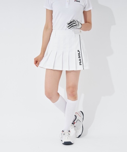 FILA GOLF(フィラゴルフ )の「【FILA GOLF/フィラゴルフ】レディースプリーツスカート ゴルフ(スカート・レディース・ホワイト/ブラック・LARGE/MEDIUM)」の7枚目の写真