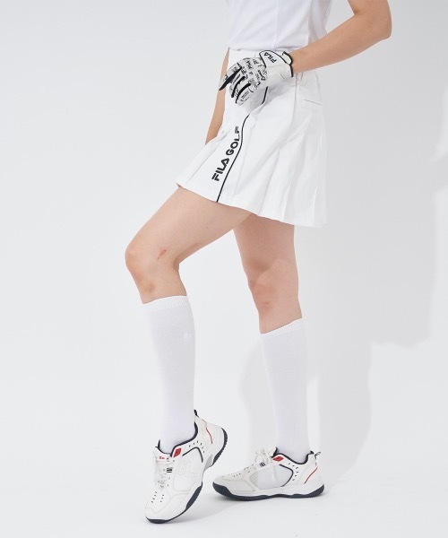 FILA GOLF(フィラゴルフ )の「【FILA GOLF/フィラゴルフ】レディースプリーツスカート ゴルフ(スカート・レディース・ホワイト/ブラック・LARGE/MEDIUM)」の8枚目の写真
