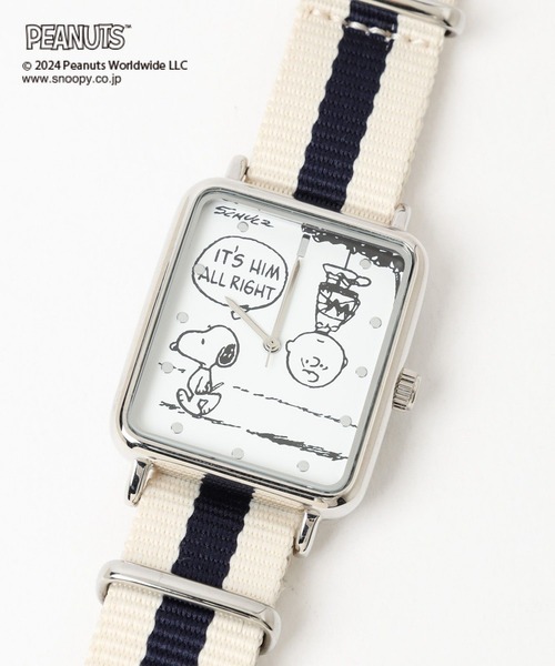 セール】【PEANUTS】スクエアテープウォッチ 988420（アナログ