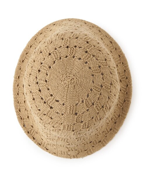 grove（グローブ）の「◆【雑誌掲載】柄編みサーモダウンハット（ハット・レディース・ベージュ/ブラック/アイボリー・00）」の7枚目の写真