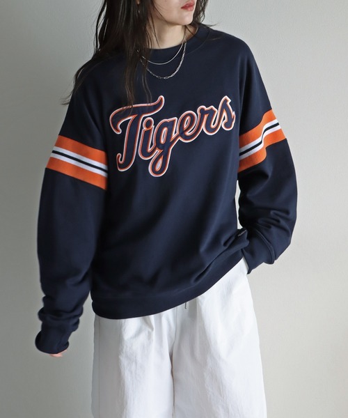 MLB(メジャーリーグベースボール)の「MLBワッペン刺繍チームロゴスウェット(スウェット・レディース・ライトグレー/ホワイト/グリーン/ネイビー/ブラック・M/L/XL)」の17枚目の写真