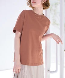 BELLUNA PLUS（ベルーナ）の「新色追加！ヒンヤリ！綿１００％Ｔシャツ（Tシャツ/カットソー）」