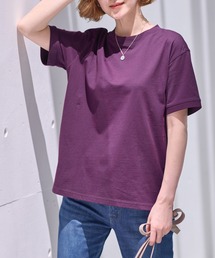 【ヒンヤリ / ＵＶ対策】新色追加！ヒンヤリ綿１００％Ｔシャツ　プチプラ / カラバリ豊富 / 接触冷感