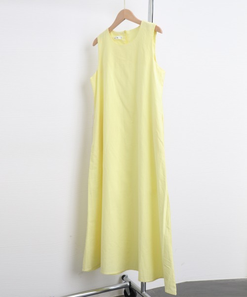 Miniministore（ミニミニストア）の「リネンワンピース ノースリーブ 韓国風 夏服（ワンピース・レディース・ホワイト/イエロー・XL/L/M）」の17枚目の写真