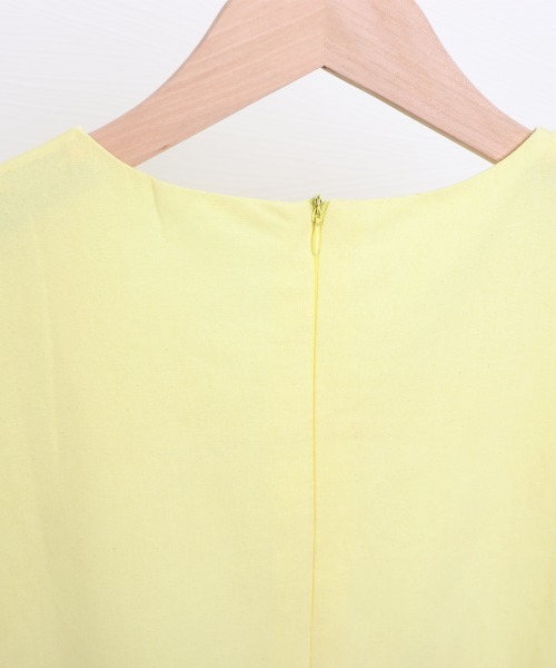 Miniministore（ミニミニストア）の「リネンワンピース ノースリーブ 韓国風 夏服（ワンピース・レディース・ホワイト/イエロー・XL/L/M）」の20枚目の写真