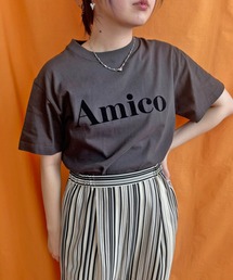 AmicoフロッキーロゴTシャツ