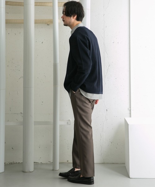 URBAN RESEARCH ROSSO MEN（アーバンリサーチロッソメン）の「変形カノコトッパーカーディガン（カーディガン/ボレロ・メンズ・ブラック/グリーン/ネイビー・MEDIUM/LARGE）」の10枚目の写真