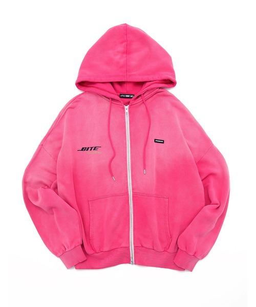 リトルサニーバイト♡パーカー Little sunny bite（リトルサニーバイト）の「gradation logo zip