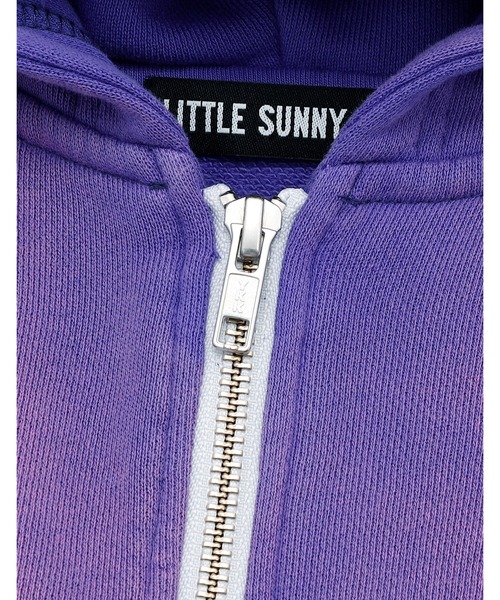 Little sunny bite(リトルサニーバイト)の「gradation logo zip hoodie(パーカー・レディース・パープル/イエロー/ピンク/ブラック・SMALL/MEDIUM)」の13枚目の写真