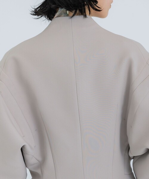 YOHEI OHNO(ヨウヘイオオノ)の「【YOHEI OHNO/ヨウヘイオオノ】Our Uniform Jacket/ユニフォームジャケット(テーラードジャケット・レディース・ベージュ/ブラック・36/38)」の13枚目の写真