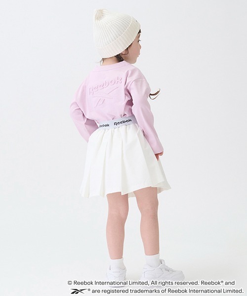 petit main（プティマイン）の「【Reebok】ロゴプリーツスカパン（スカート・キッズ・ブラック/ライトピンク/オフホワイト・80ｃｍ/90cm/100cm/110cm/120cm/130cm/140cm）」の22枚目の写真