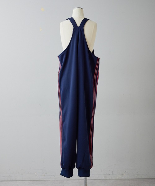 ear PAPILLONNER（イアパピヨネ）の「【GDSS(ジーディーエスエス)】ear別注・トラックオーバーオール（サロペット/オーバーオール・レディース・ブラック/ネイビー・MEDIUM）」の10枚目の写真