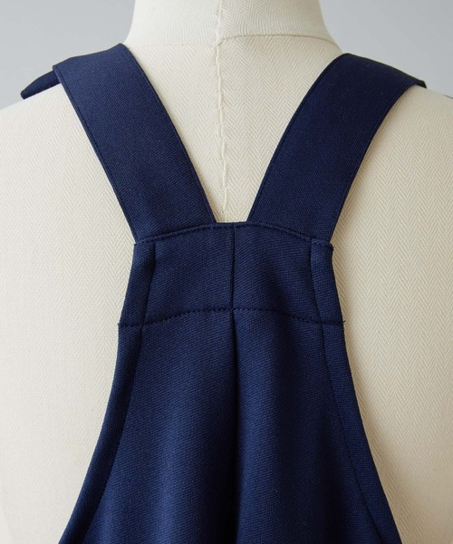 ear PAPILLONNER（イアパピヨネ）の「【GDSS(ジーディーエスエス)】ear別注・トラックオーバーオール（サロペット/オーバーオール・レディース・ブラック/ネイビー・MEDIUM）」の12枚目の写真