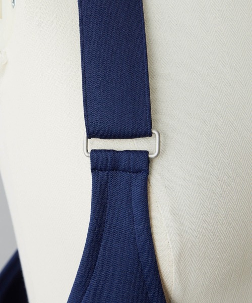 ear PAPILLONNER（イアパピヨネ）の「【GDSS(ジーディーエスエス)】ear別注・トラックオーバーオール（サロペット/オーバーオール・レディース・ブラック/ネイビー・MEDIUM）」の13枚目の写真