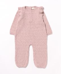 Rylee + Cru（ライリーアンドクルー）の「"Quincy Mae"LONG SLEEVE MIRA KNIT ROMPER || MAUVE（その他ベビー用品）」