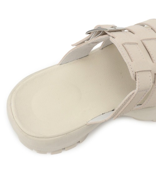 ROPE' PICNIC（ロペピクニック）の「グラディエータースライドサンダル（サンダル・レディース・ブラック/キナリ・23.5cm/24.5cm）」の13枚目の写真