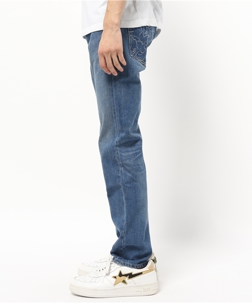 PANTS...（パンツ）の「ABC SLIM DENIM PANTS WASH（デニムパンツ・メンズ・インディゴブルー・MEDIUM/SMALL/X-LARGE/LARGE/XX-LARGE）」の2枚目の写真