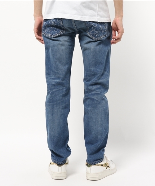 PANTS...（パンツ）の「ABC SLIM DENIM PANTS WASH（デニムパンツ・メンズ・インディゴブルー・MEDIUM/SMALL/X-LARGE/LARGE/XX-LARGE）」の3枚目の写真