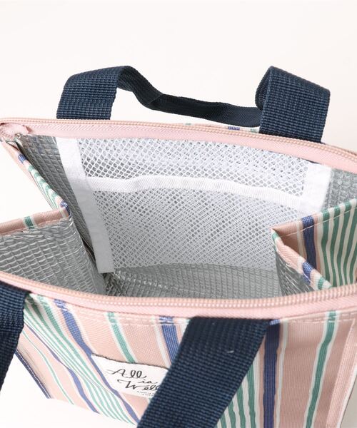 emesuelee(エメスーリー)の「保冷保温ランチスクエアBAG(エコバッグ/サブバッグ・レディース・ベージュ系1/ライトベージュ/ブルー/グリーン/イエロー/アイボリー/ピンク/ネイビー/チャコールグレー・フリー)」の12枚目の写真