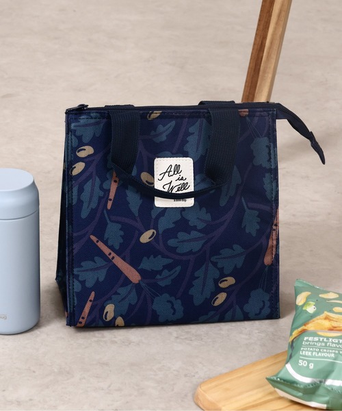 emesuelee(エメスーリー)の「保冷保温ランチスクエアBAG(エコバッグ/サブバッグ・レディース・ベージュ系1/ライトベージュ/ブルー/グリーン/イエロー/アイボリー/ピンク/ネイビー/チャコールグレー・フリー)」の6枚目の写真