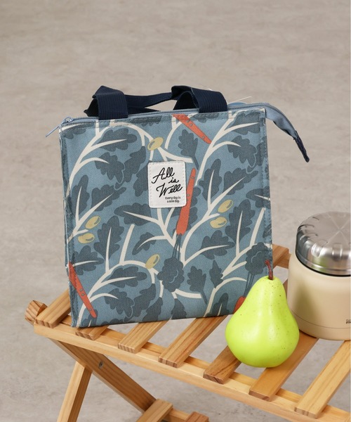 emesuelee(エメスーリー)の「保冷保温ランチスクエアBAG(エコバッグ/サブバッグ・レディース・ベージュ系1/ライトベージュ/ブルー/グリーン/イエロー/アイボリー/ピンク/ネイビー/チャコールグレー・フリー)」の1枚目の写真