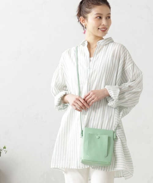 FOUND GOOD（ファウンドグッド）の「ゴウヒミニショルダー（ショルダーバッグ・レディース・パープル系2/グリーン系4/ホワイト系5/ブラック・FREE）」の3枚目の写真