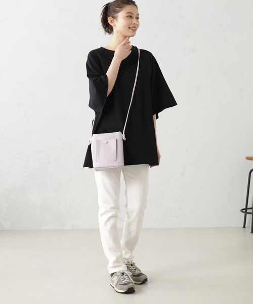 FOUND GOOD（ファウンドグッド）の「ゴウヒミニショルダー（ショルダーバッグ・レディース・パープル系2/グリーン系4/ホワイト系5/ブラック・FREE）」の4枚目の写真