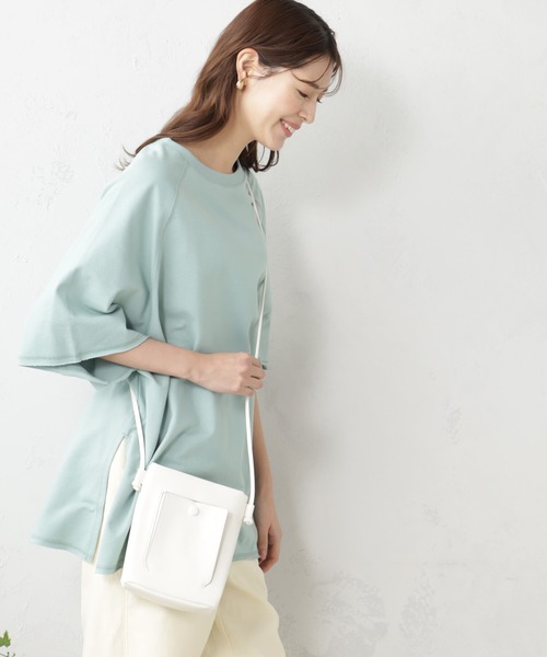 FOUND GOOD（ファウンドグッド）の「ゴウヒミニショルダー（ショルダーバッグ・レディース・パープル系2/グリーン系4/ホワイト系5/ブラック・FREE）」の6枚目の写真