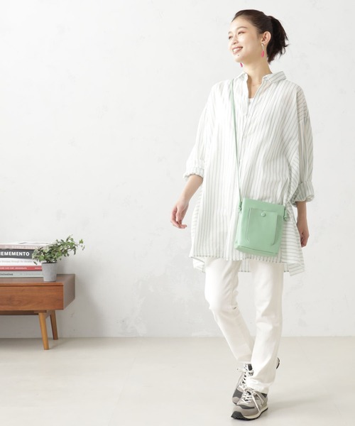 FOUND GOOD（ファウンドグッド）の「ゴウヒミニショルダー（ショルダーバッグ・レディース・パープル系2/グリーン系4/ホワイト系5/ブラック・FREE）」の9枚目の写真