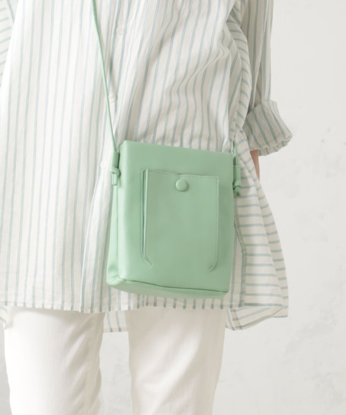 FOUND GOOD（ファウンドグッド）の「ゴウヒミニショルダー（ショルダーバッグ・レディース・パープル系2/グリーン系4/ホワイト系5/ブラック・FREE）」の10枚目の写真