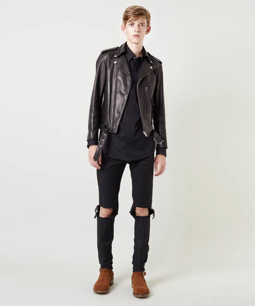 CHRISTIAN DADA(クリスチャンダダ)の「Classic Knee Damaged Skinny Gabardine Trouser(その他パンツ・メンズ・ブラック・50/48/44/46)」の5枚目の写真