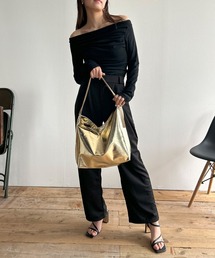 Kotoe（コトエ）の「メタリックトートバッグ シルバー ゴールド（トートバッグ・メンズ）」
