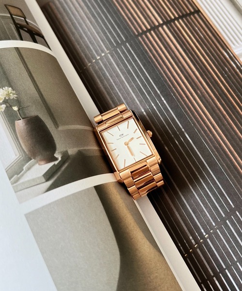 Daniel Wellington(ダニエルウェリントン)の「BOUND 3-LINK GOLD レディース腕時計(アナログ腕時計・レディース・シルバー/ピンクゴールド・ONE SIZE)」の12枚目の写真