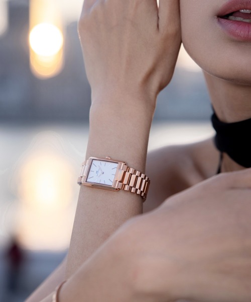 Daniel Wellington(ダニエルウェリントン)の「BOUND 3-LINK GOLD レディース腕時計(アナログ腕時計・レディース・シルバー/ピンクゴールド・ONE SIZE)」の16枚目の写真