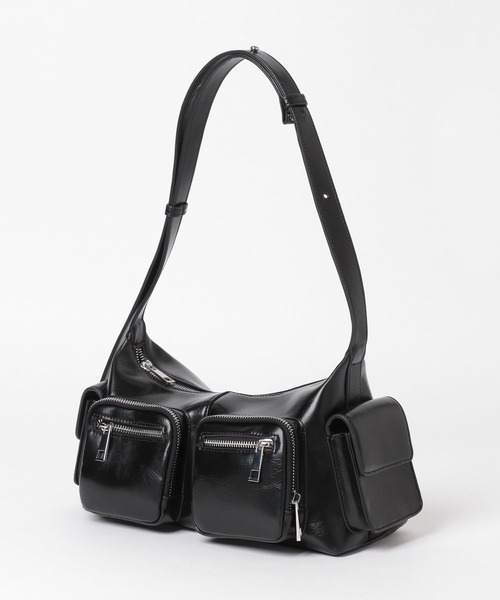 HARE（ハレ）の「ジップポッケデザインバッグ(HARE)（ショルダーバッグ・レディース・ブラック・FREE）」の17枚目の写真