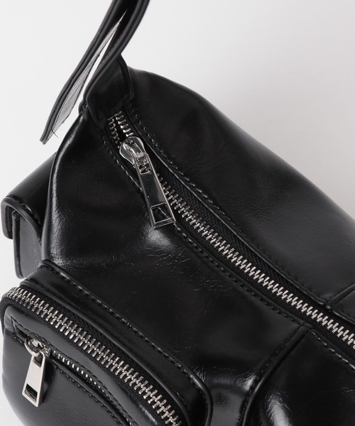 HARE（ハレ）の「ジップポッケデザインバッグ(HARE)（ショルダーバッグ・レディース・ブラック・FREE）」の21枚目の写真