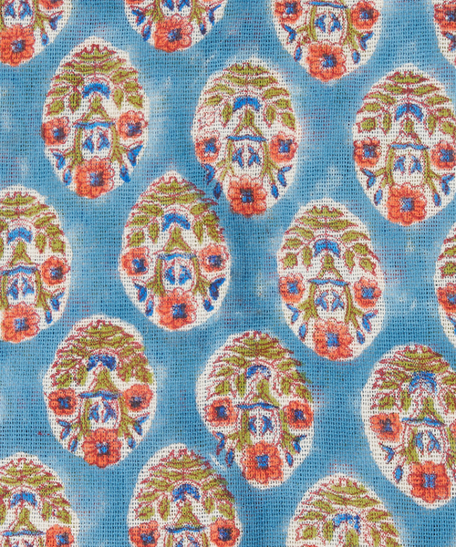 collex（コレックス）の「ブロックプリント マルチクロス 145×225cm（インテリア雑貨・レディース・サーモンピンク/イエロー/グリーン/ブルー・フリー）」の17枚目の写真