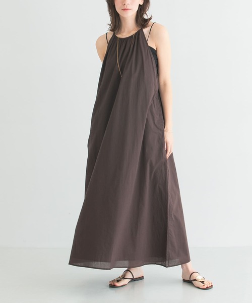 URBAN RESEARCH(アーバンリサーチ)の「コットンボイルアメスリキャミワンピース(ワンピース・レディース・ベージュ/ブラウン/レッド・38/36)」の13枚目の写真