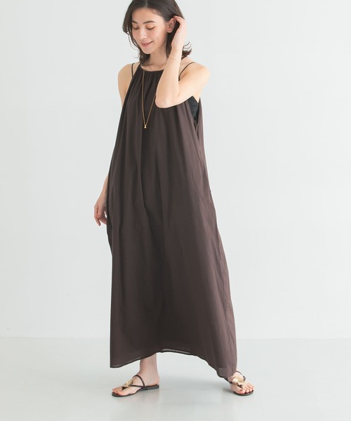 URBAN RESEARCH(アーバンリサーチ)の「コットンボイルアメスリキャミワンピース(ワンピース・レディース・ベージュ/ブラウン/レッド・38/36)」の14枚目の写真